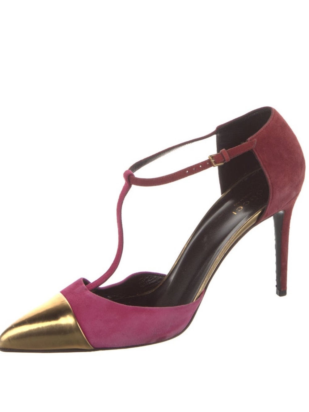 Gucci Colorblock Suede Pumps - Picture 4 of 5